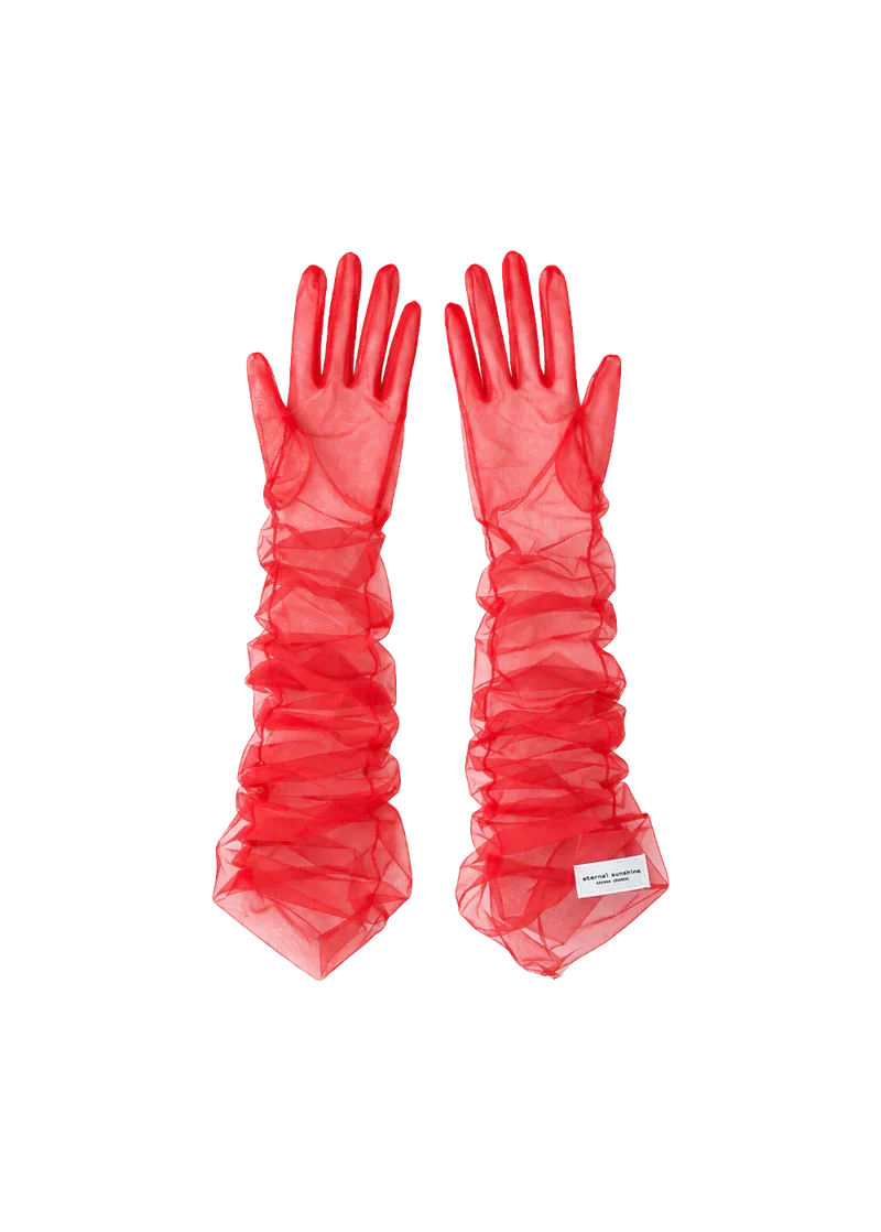 Ariana Grande Eternal Sunshine Red Gloves