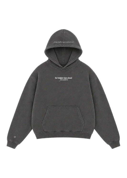Ariana Grande Brighter Days Vintage Black Hoodie