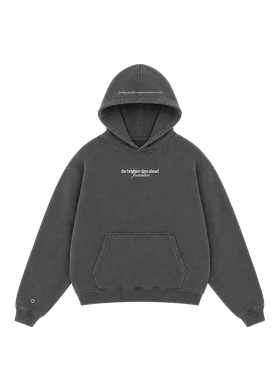 The Brighter Days Ahead Foundation Vintage Black Hoodie