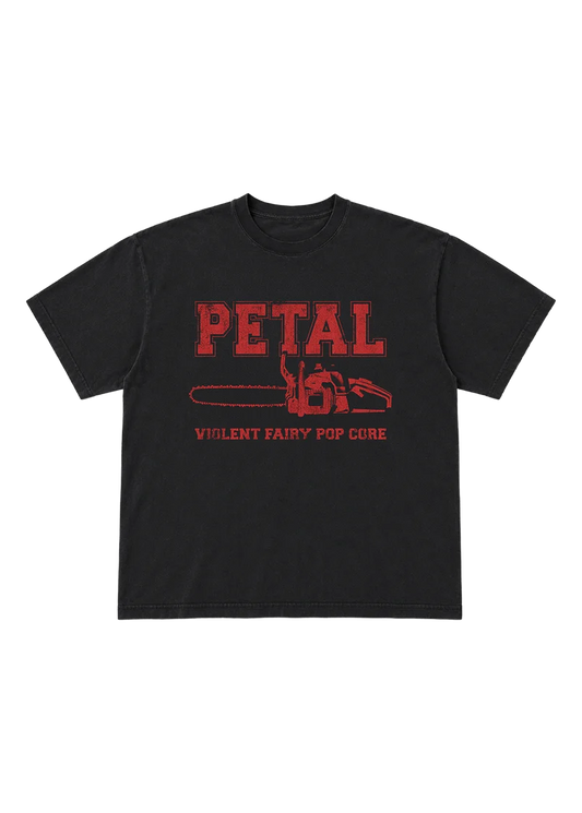 petal chainsaw t-shirt
