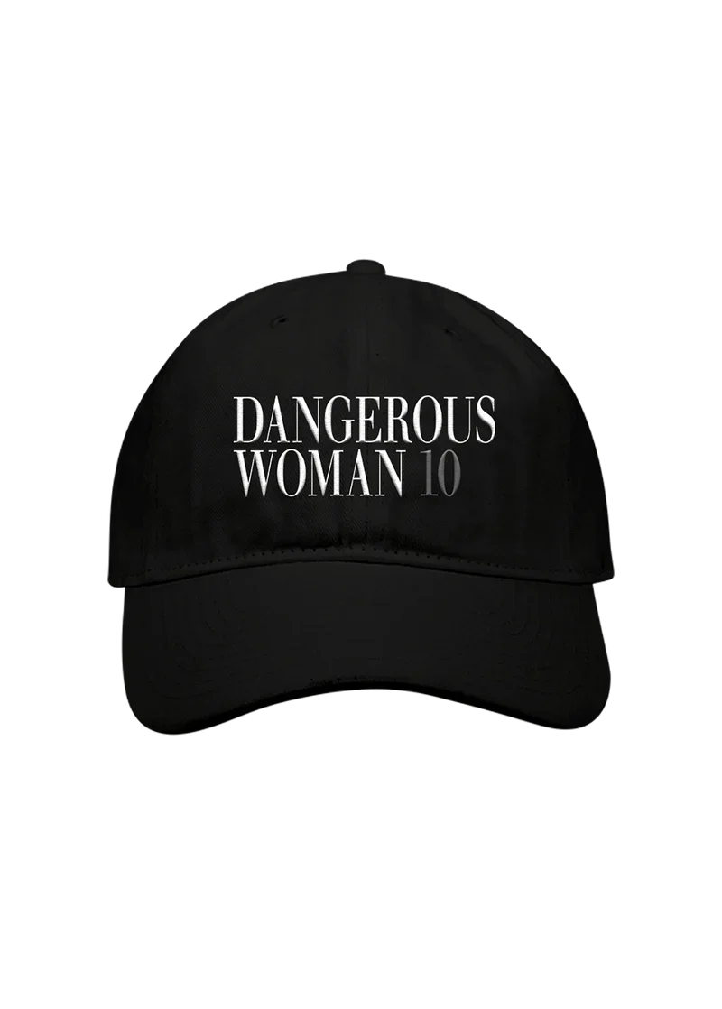 Dangerous Woman 10th Anniversary Hat Black Ariana Grande