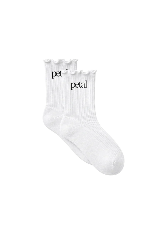 Ariana Grande Petal White Logo Fan Socks