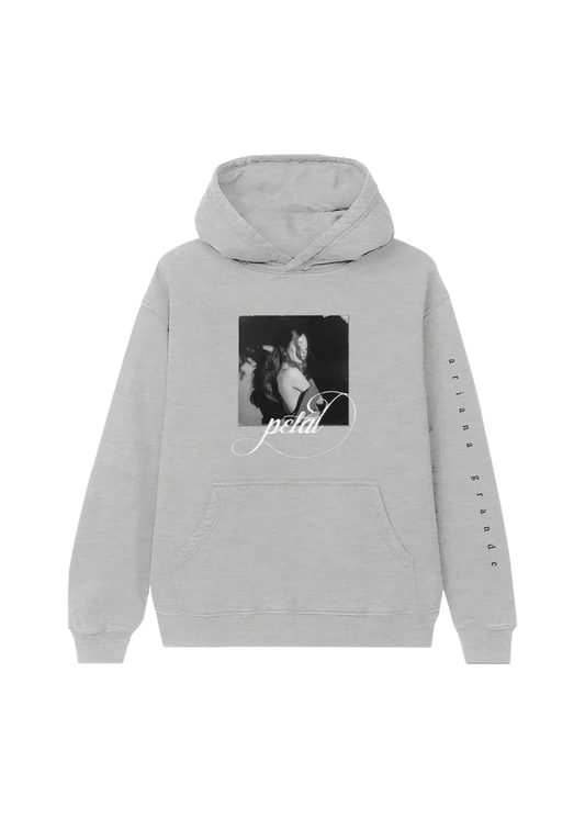 Ariana Grande Petal Gray Graphic Fan Hoodie